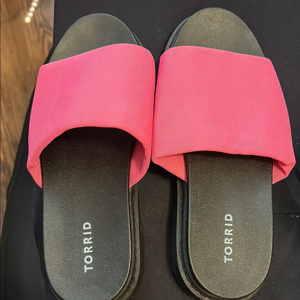 Torrid Women's Pink Slide Sandals